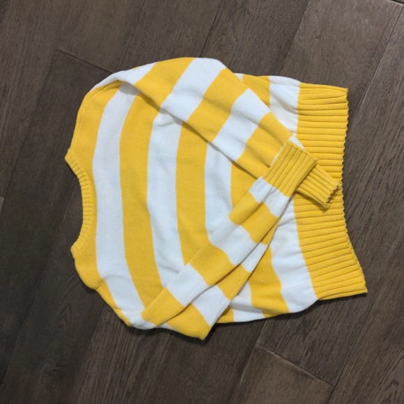 Minnie Rose Striped Smiley Vanilla Crew - Picture 6 of 6